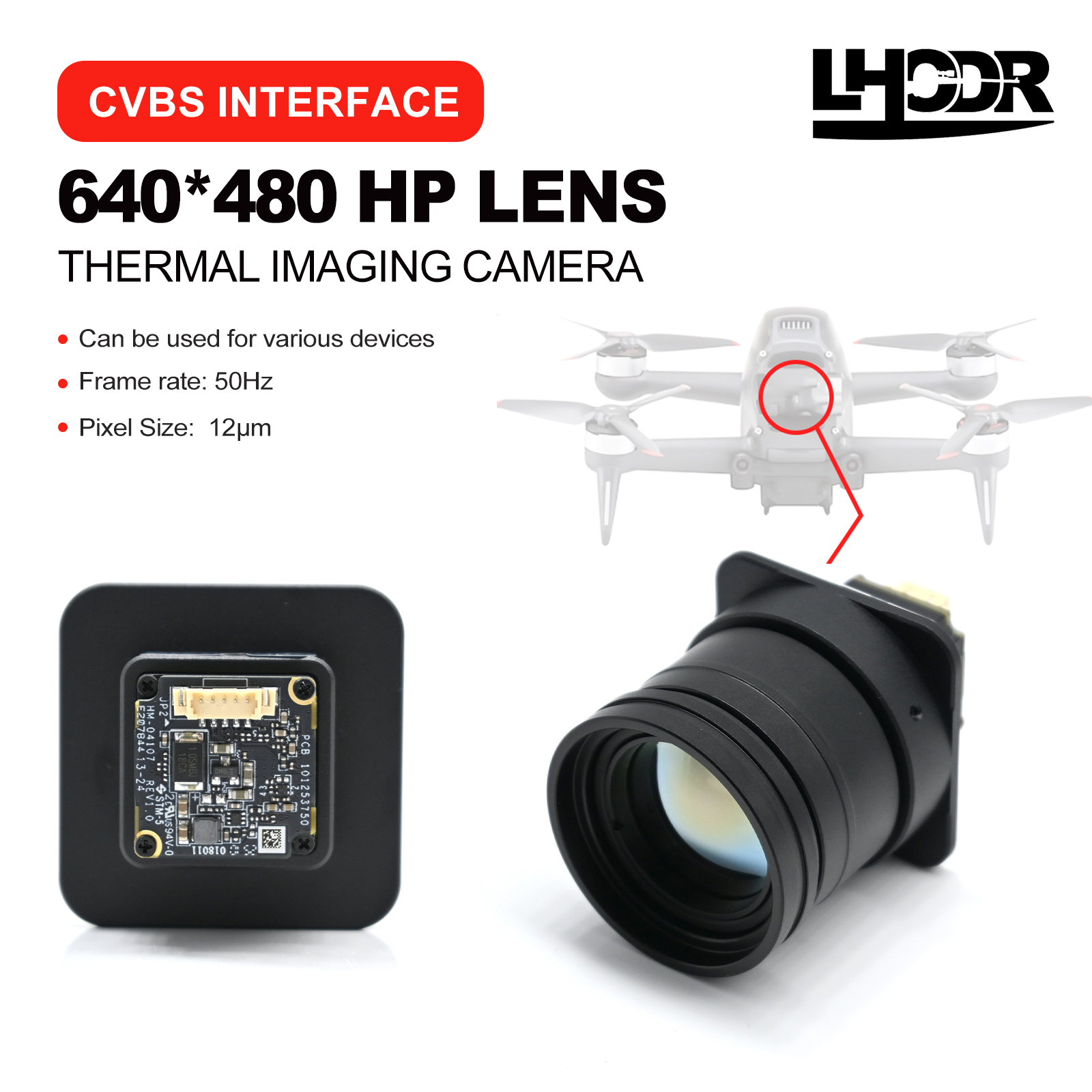 30mm 640x480 pix Drone thermal - Drone Kit Fpv avis et prix