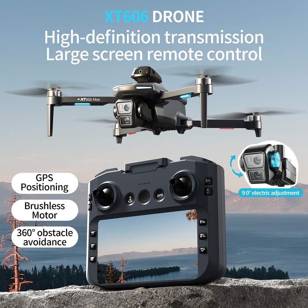 XT606 MAX 3 battery Drone 4k 8 - Drone Kit Long Range avis et prix