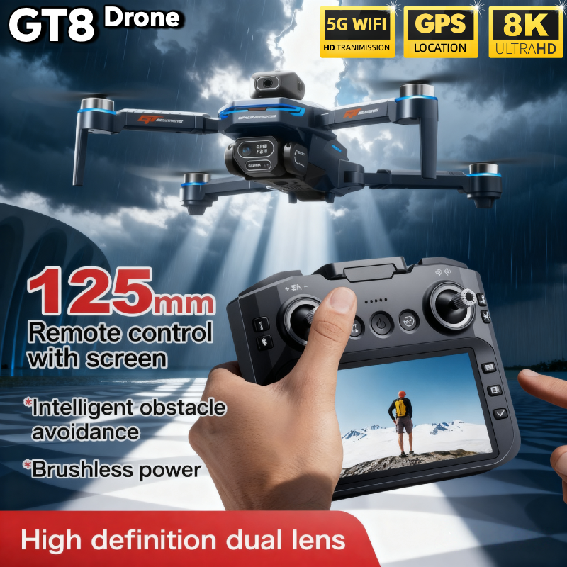 For Genuine GT8 Drone 4K Profe - Drone Kit Long Range avis et prix