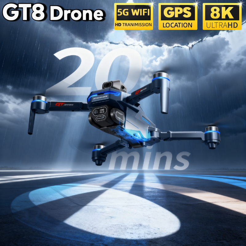 For Genuine GT8 Drone 4K Profe - Drone Kit Long Range avis et prix