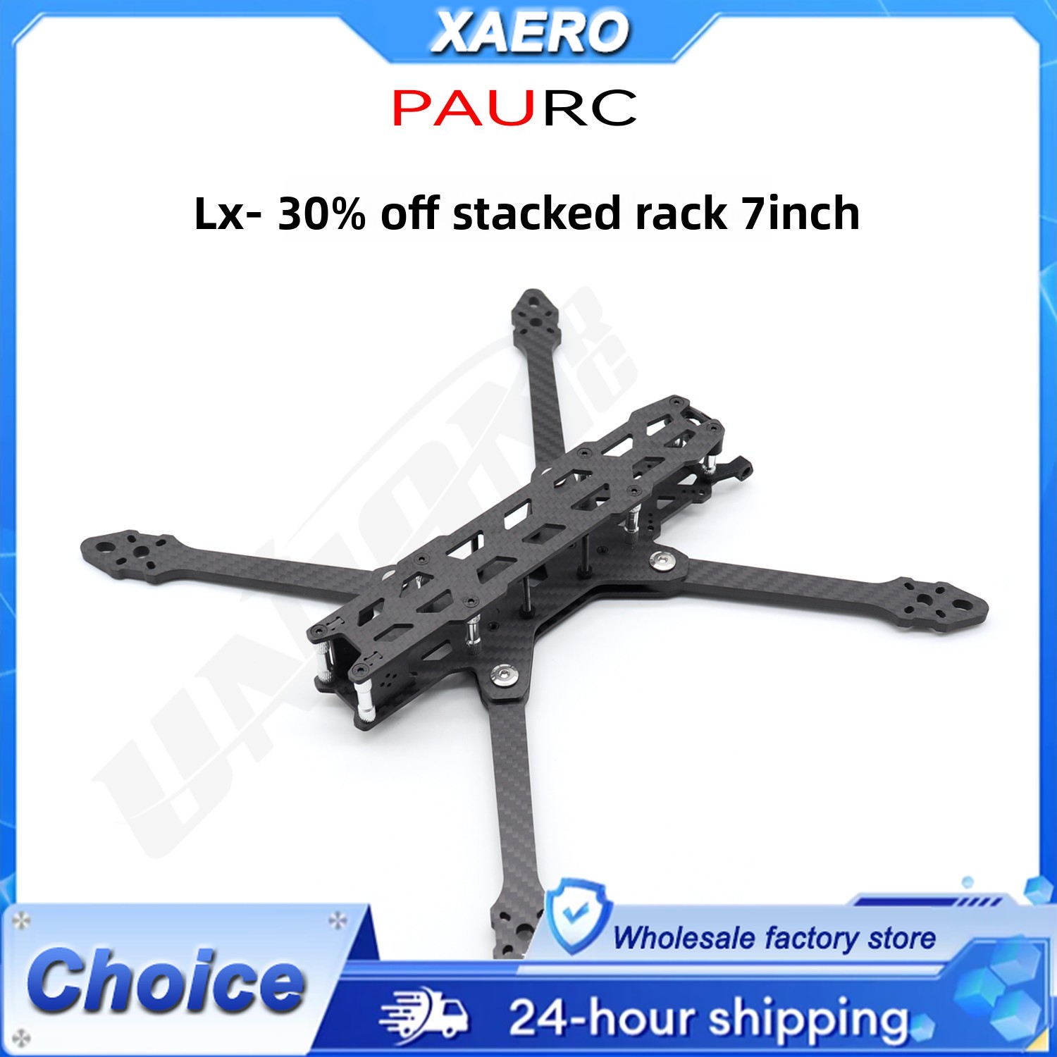 PAURC LX-7 Foldable 7 Inch FPV - Drone Kit Octocopter avis et prix