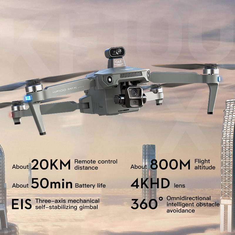 SJRC KF100 MAX 8K UHD Photo HD - Drone Kit Professional avis et prix