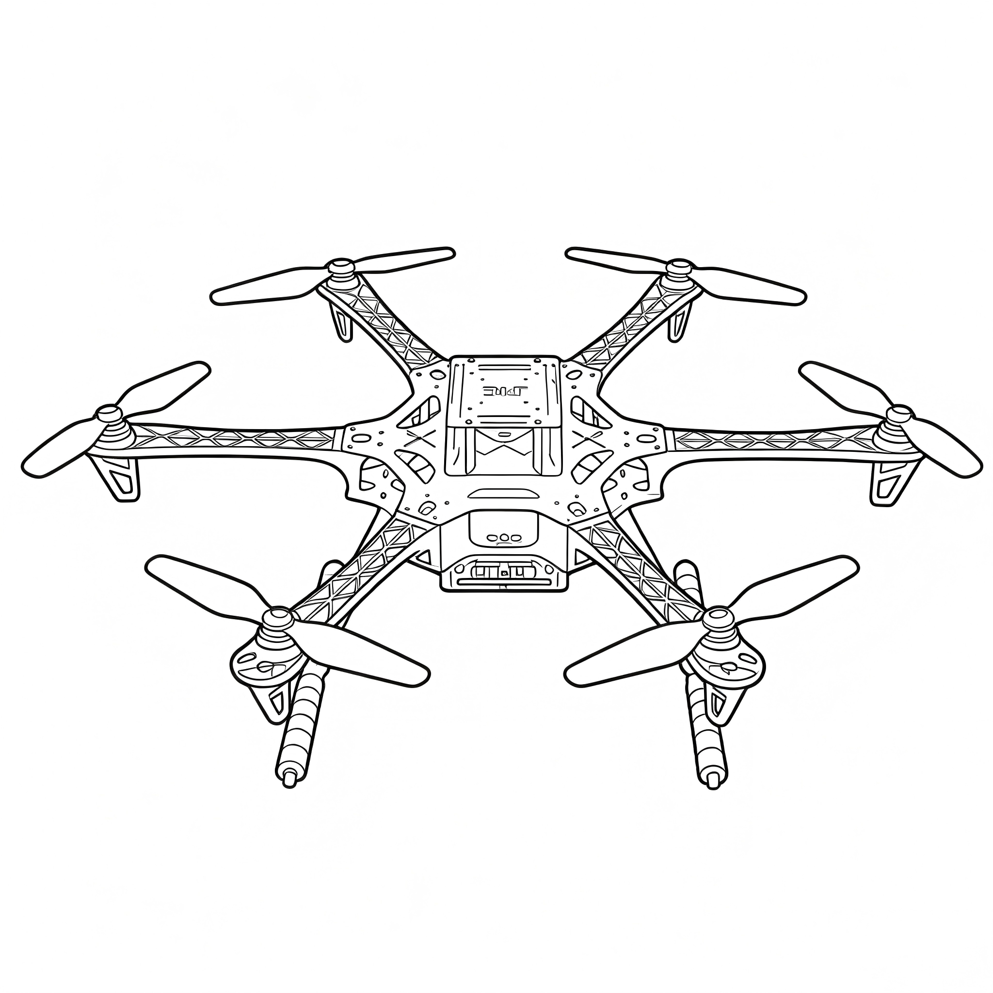 S550 RC Hexacopter Drone Frame - Drone Kit Hexacopter avis et prix