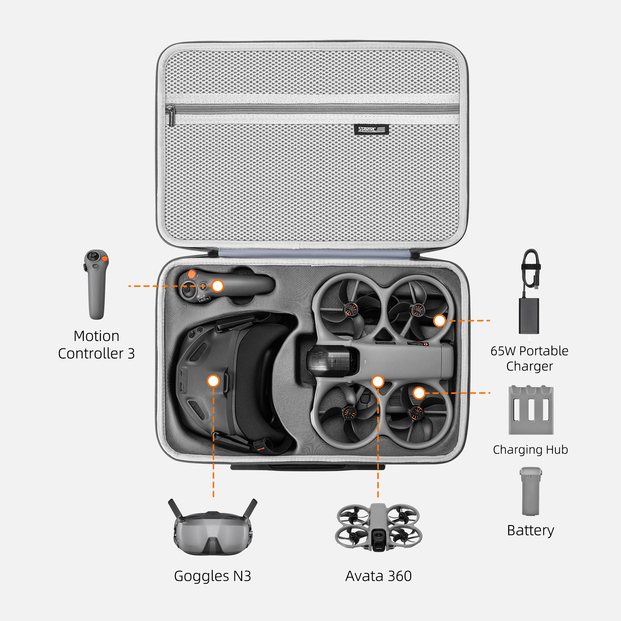 Portable Storage Bag For DJI A - Drone Kit Waterproof avis et prix