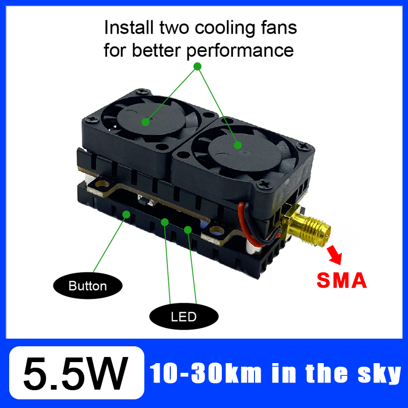 Long Range 5.8GHz 5.5W Video T - Drone Kit Long Range avis et prix