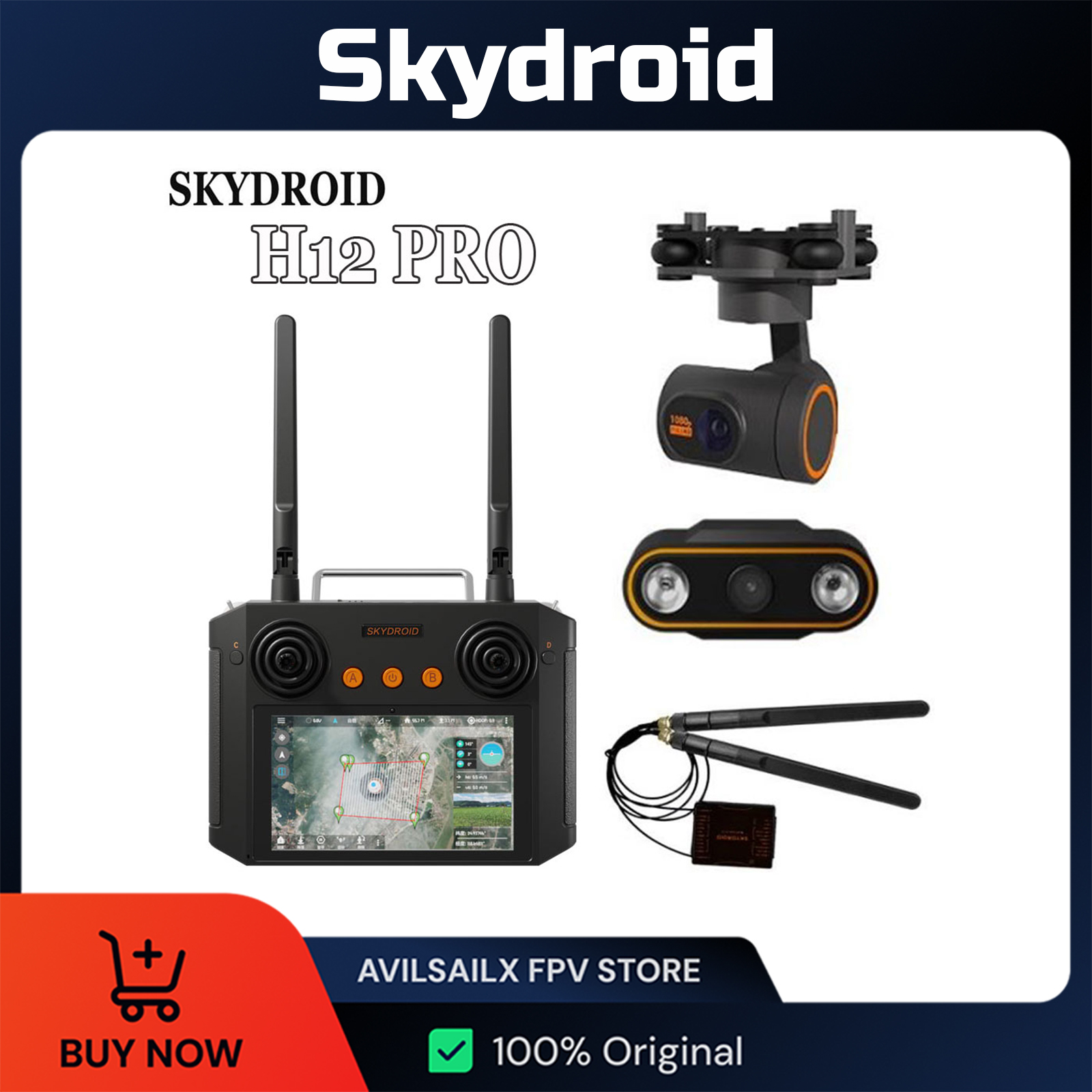 Skydroid H12 PRO Remote Contro - Drone Kit Hexacopter avis et prix