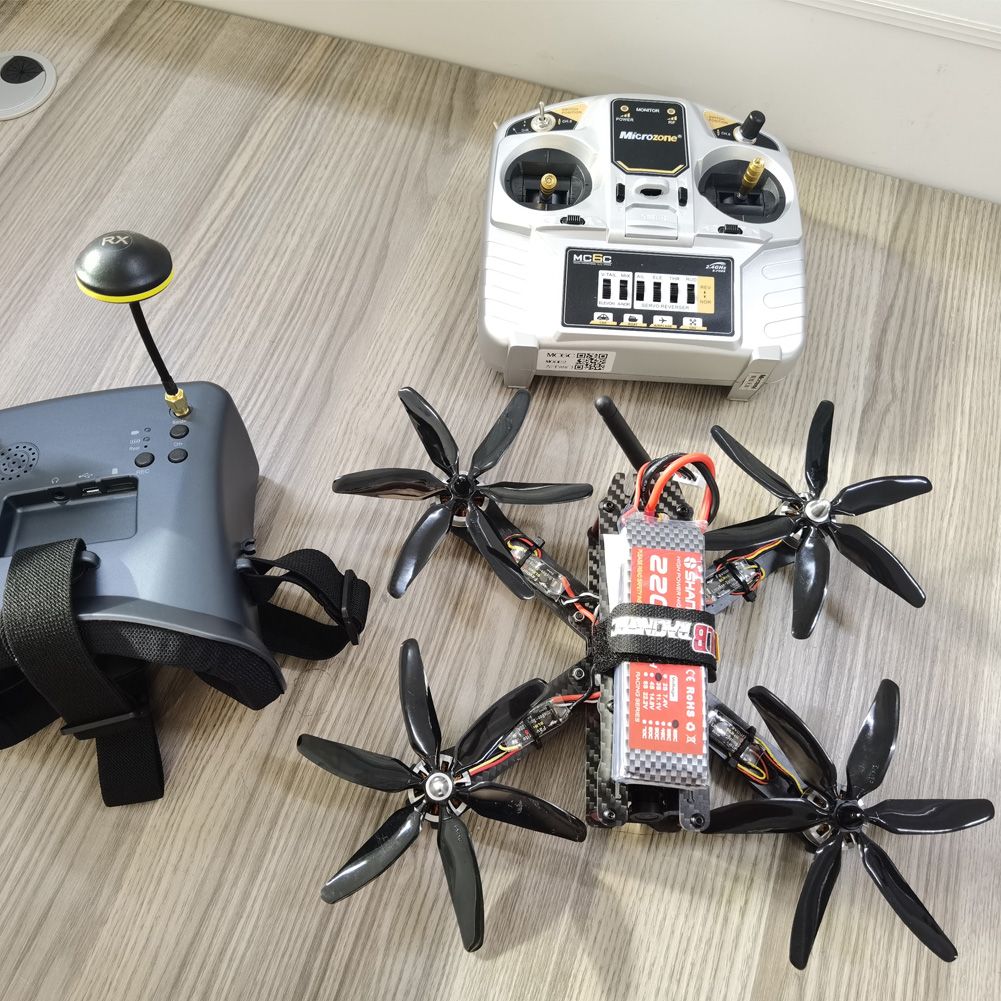 10pcs 504060 5x4x6 6-Blade Sin - Drone Kit Octocopter avis et prix